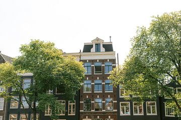 Maisons sur le canal à Amsterdam sur Suzanne Spijkers