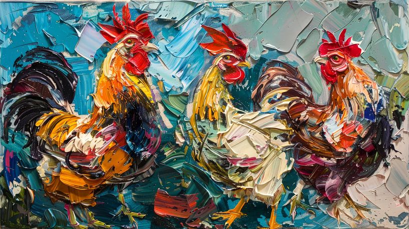 Delicious Rooster Parade by ByNoukk