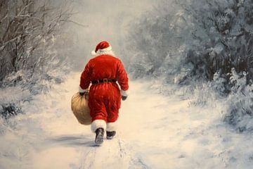 Kerstwandeling van Poster Art Shop