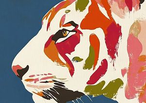 Tiger-Malerei