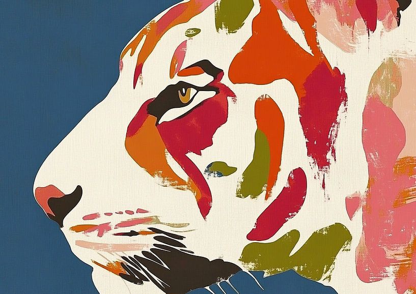 Tiger Painting by Modern Collection