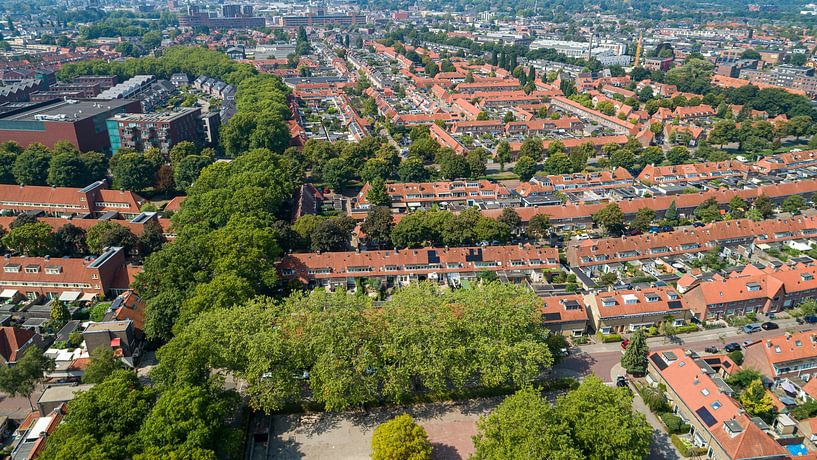 Zicht op Hilversum van Peter Veerman