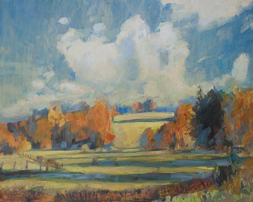 Een koude voorjaarsochtend in Epen