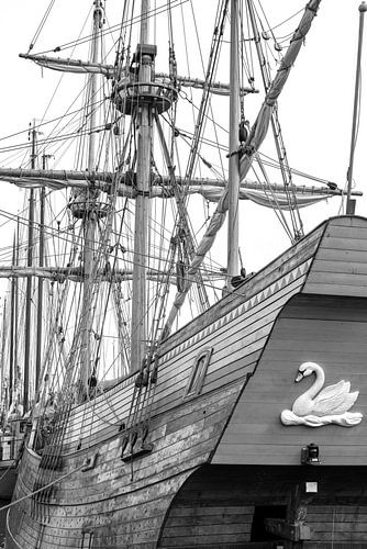 Expeditieschip: Witte Swaen. Harlingen.