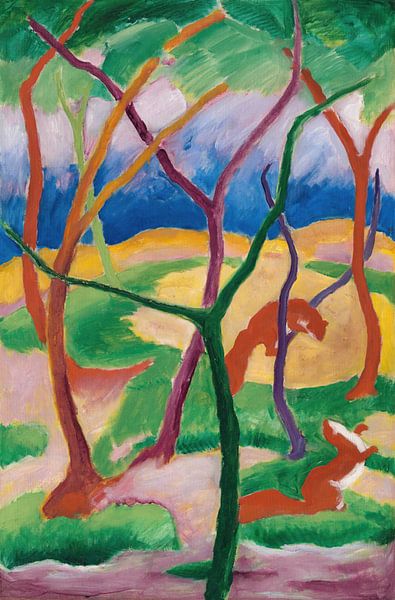 Wezels spelen, Franz Marc van Meesterlijcke Meesters