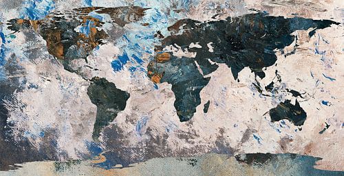 Gedempte kleuren met canvas textuur