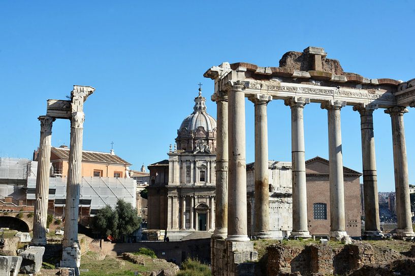Oude pracht van het Forum Romanum van Frank Photos