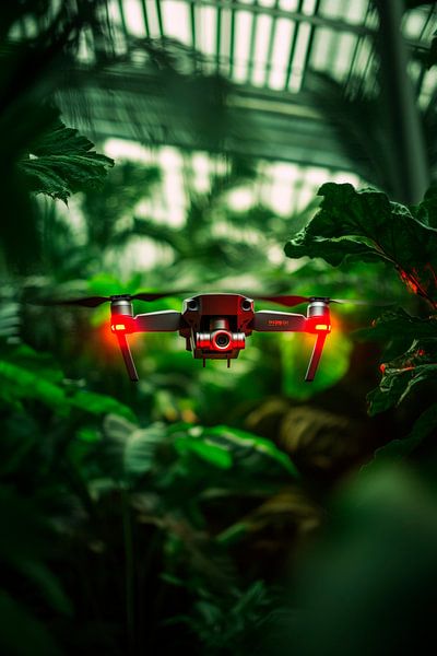Modern drone flying in the greenhouse by Poster Art Shop