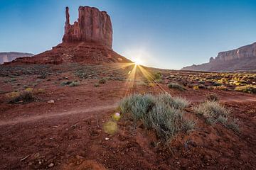 Zonsondergang in Monument Valley