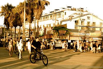 Venice Beach 2 sepia, Californie