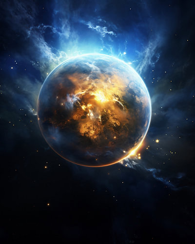 Uitzicht in het universum