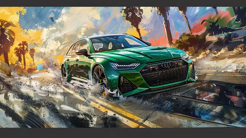 Audi RS6 van PixelPrestige