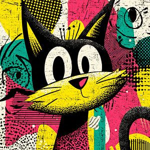 Chat Pop Art n° 2