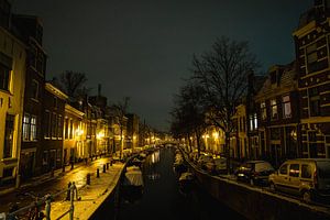 Bakenessergracht Haarlem neige janvier 2021 couleur sur Bob Van der Wolf