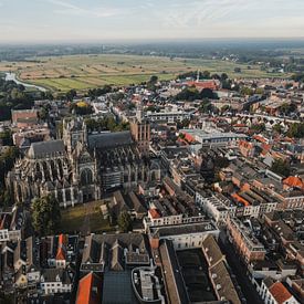 View of Sint-Jan and Bossche Broek in Den Bosch by mooidenbosch