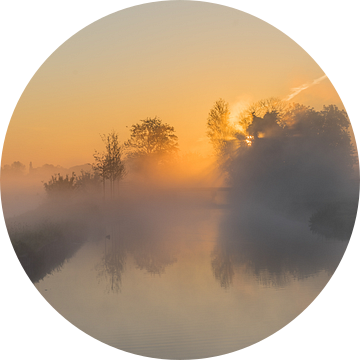 Misty Sunrise in the Polder van Rossum-Fotografie