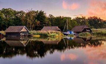 Sonnenaufgang in Prerow, Darss, Deutschland von Adelheid Smitt