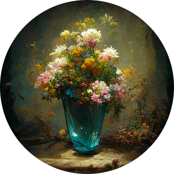 Ocean of Flowers van Sven van der Wal