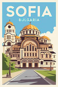 Sofia, Bulgarije. van Poster Art Shop