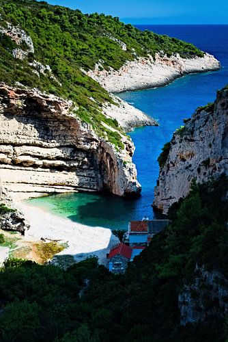 Beach in Vis.