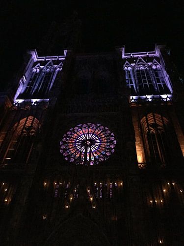 Cathédrale notre-dame at night