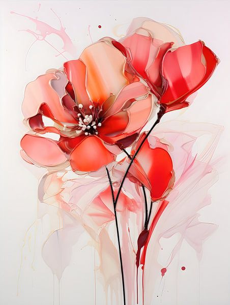 Vibrant Flower of Desire by Lin's Visions