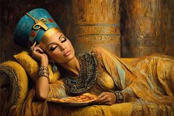 Cleopatra’s Gentle Seduction with Pizza Fun