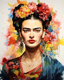 Frida Poster - Frida impression d'art sur Niklas Maximilian