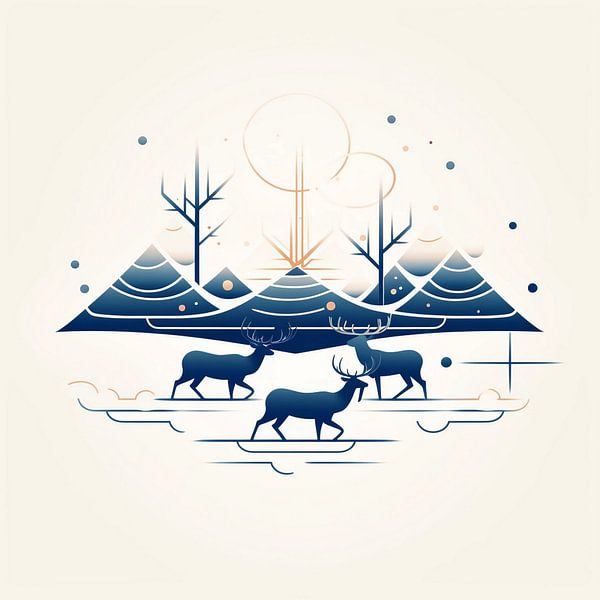 Winterwonderland van Gabriela Rubtov