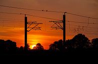 A sunrise at the Hanze Line near Zalk by Stefan Verkerk thumbnail