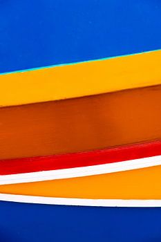 Bold colours of a Maltese fishing boat