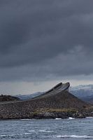 Paysage d'hiver de la Norvège