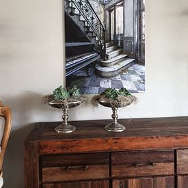 Klantfoto: De piano hal van William Linders, op canvas