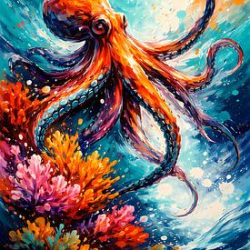 Oktopus von Linda de Klein