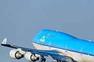 KLM Boeing 747 Jumbojet airplane taking off from Schiphol Airport by Sjoerd van der Wal Photography thumbnail