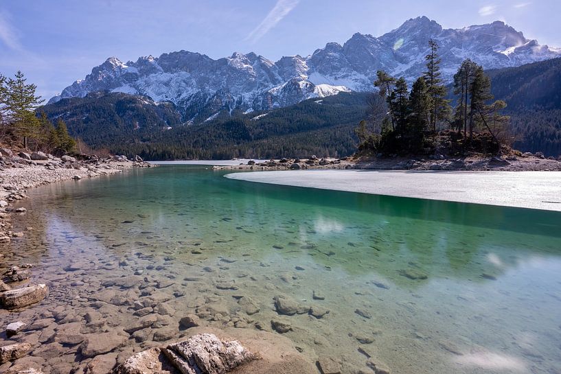 Eibsee in winter by Einhorn Fotografie