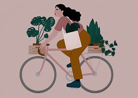 Cycling With Plants by Ida Alvarsson