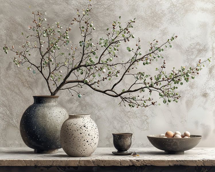 Japandi Still Life | Elemental Poise by Art Whims