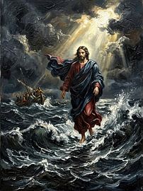 Licht in de duisternis: Jezus in het stormachtige bos