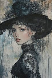 Frauenporträt von ARTEO Gemälde