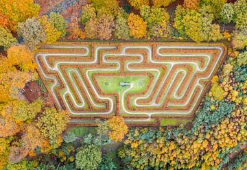 Doolhof Ruurlo in herfst kleuren! van Peter Haastrecht, van