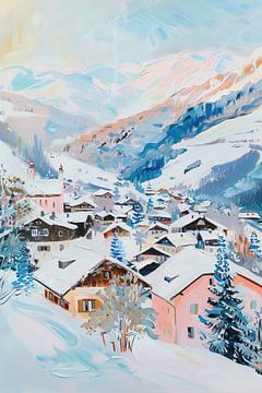 Paysage d'hiver sur Art Merveilleux