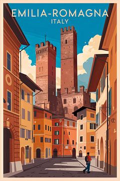 Bologna, Italië. van Poster Art Shop