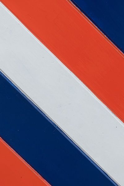 Klassische rot-weiß-blaue niederländische Regale von Patrick Verhoef