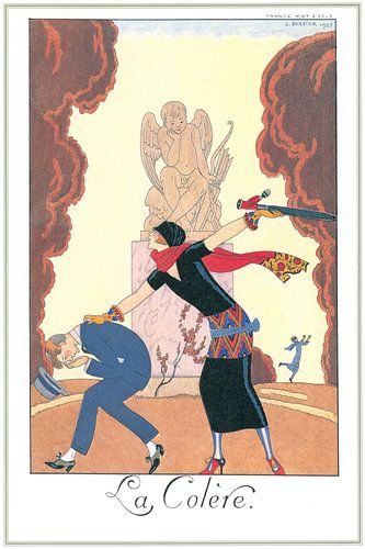 George Barbier - La Colère