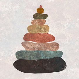 Die Markierung - Steinmännchen von Andreas Wemmje