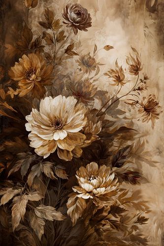 Prachtige grote grote bloemen van But First Framing