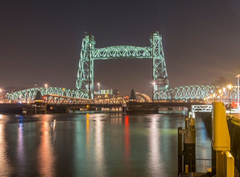 Hefbrug by night von Hans Verhulst