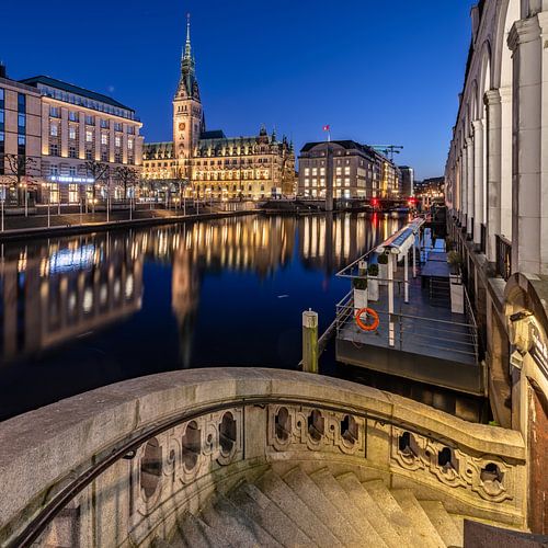 Hambourg le soir
