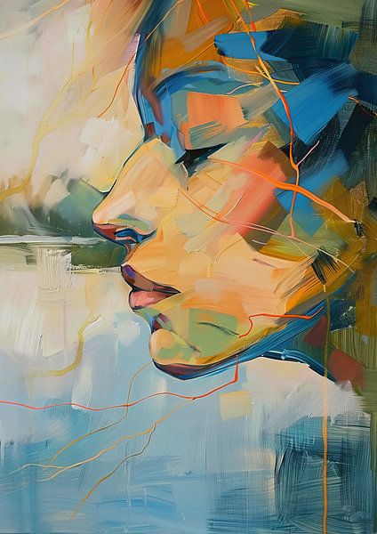 Verträumte Frau von Kunst Laune
